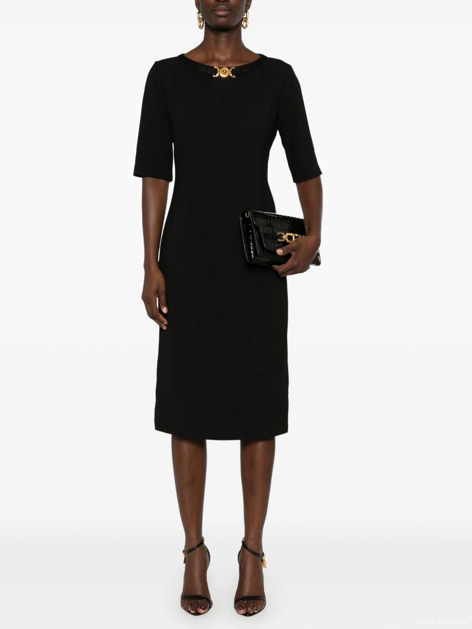 Cheap Versace Women Medusa dress midi Head 0425